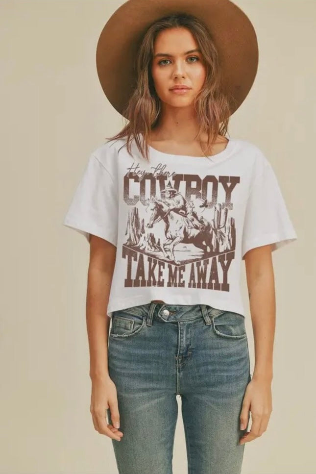 Cowboy Take Me Away Graphic Tee