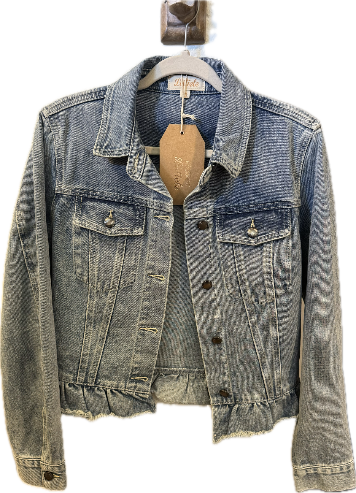 Custom Hand-Painted Jack Daniel’s Denim Jacket