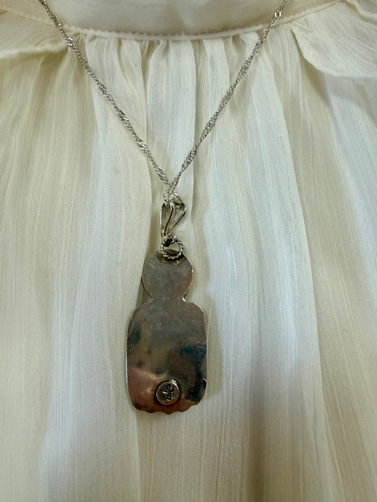 Wild Horse Stone Pendant & Elk Ring Set | Galloway Silver Handmade | Bullet Casing Statement Jewelry 2-Piece Set