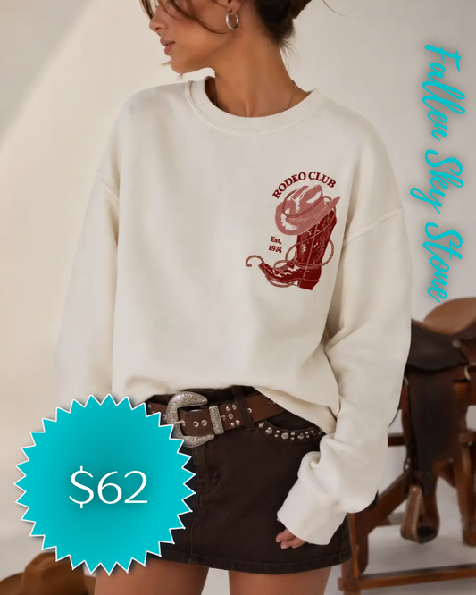 Rodeo Club Graphic Sweatshirt