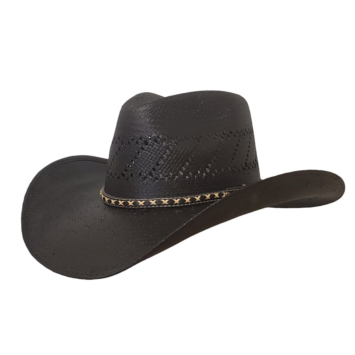 DURANGO BLACK SHANTUNG STRAW 213